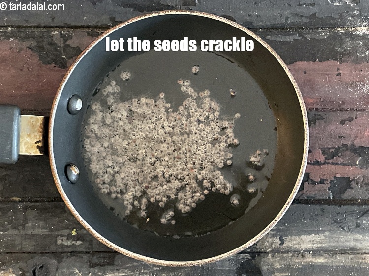 Step 32 – Let the seeds crackle.