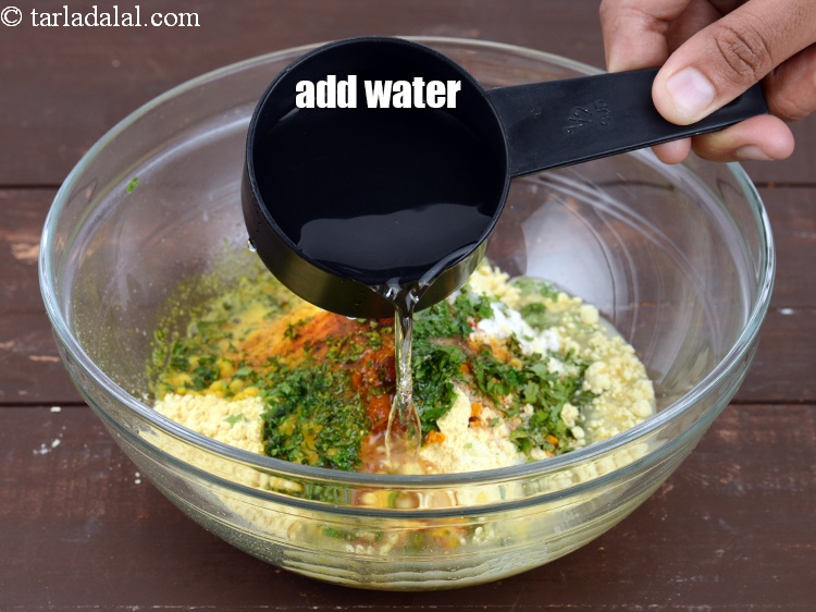Step 12 – Add 1/2 cup of water.