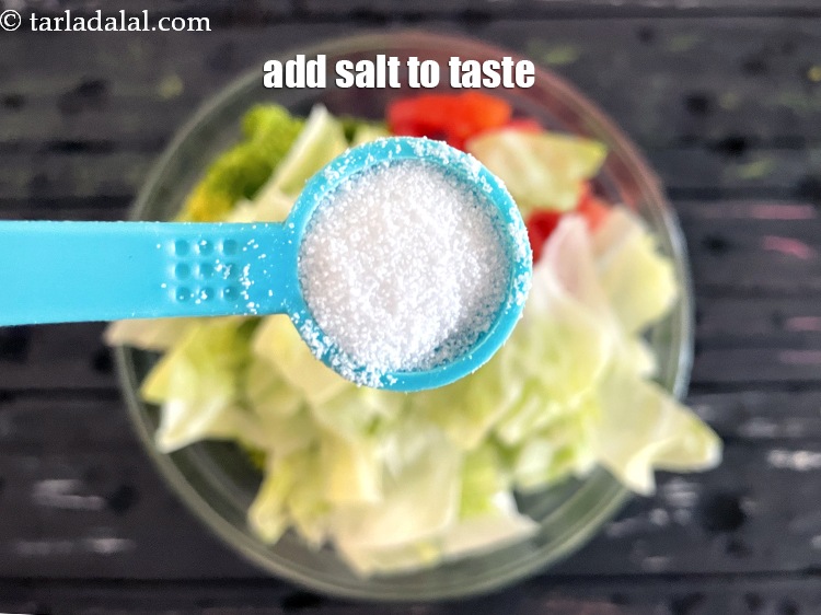 Step 27 – Add salt to taste. We added 1/2 tsp salt.