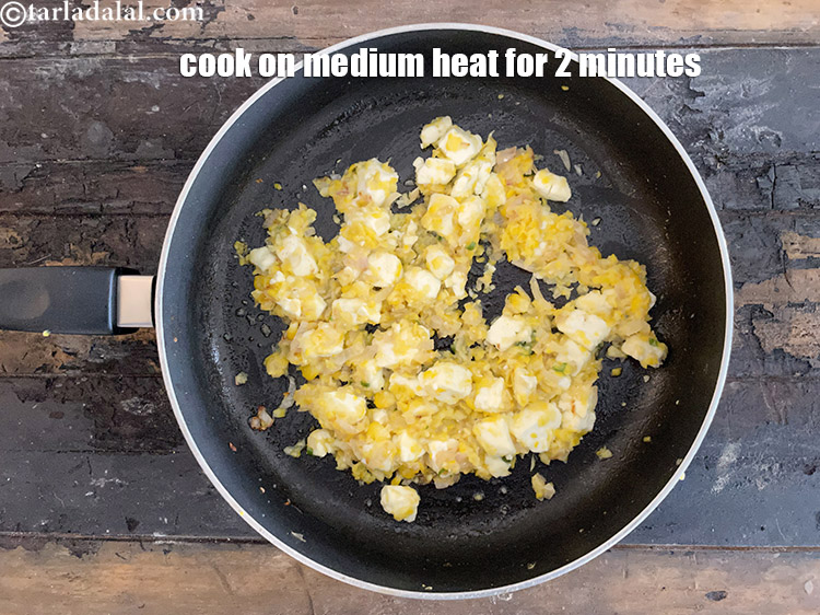 Step 35 – Cook on a medium flame for 2 minutes, while stirring occasionally.
