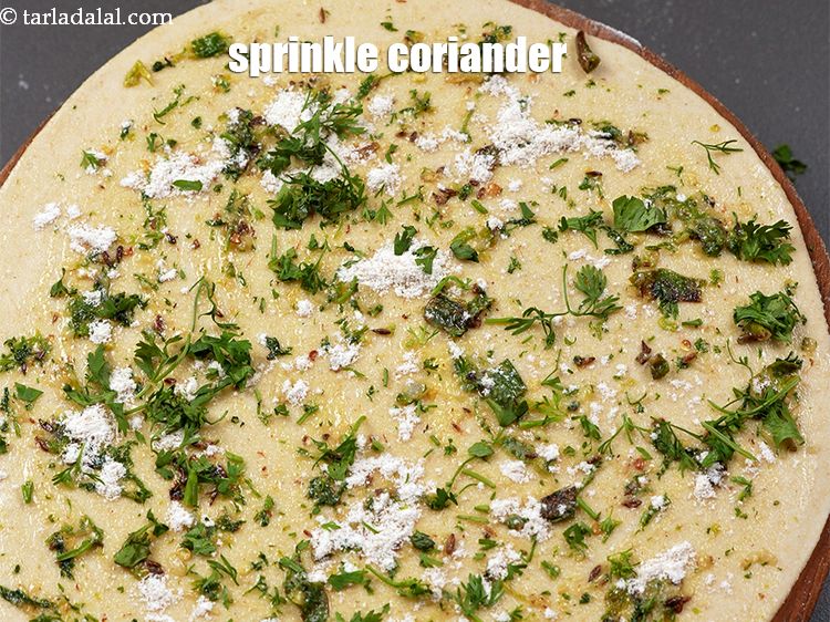 Step 26 – Sprinkle little coriander.