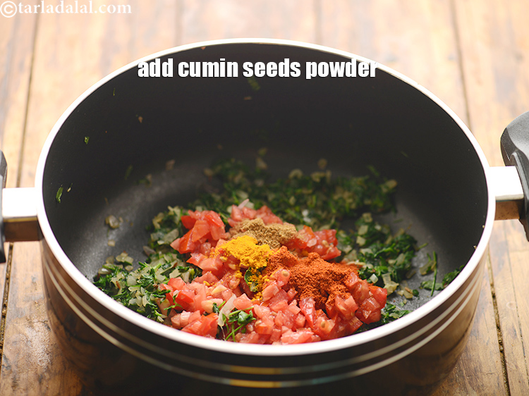 Step 41 – Add 1/2 tsp&nbsp;<a href="https://www.tarladalal.com/glossary-cumin-seeds-powder-jeera-powder-zeera-powder-382i">cumin seeds (jeera) powder</a>.