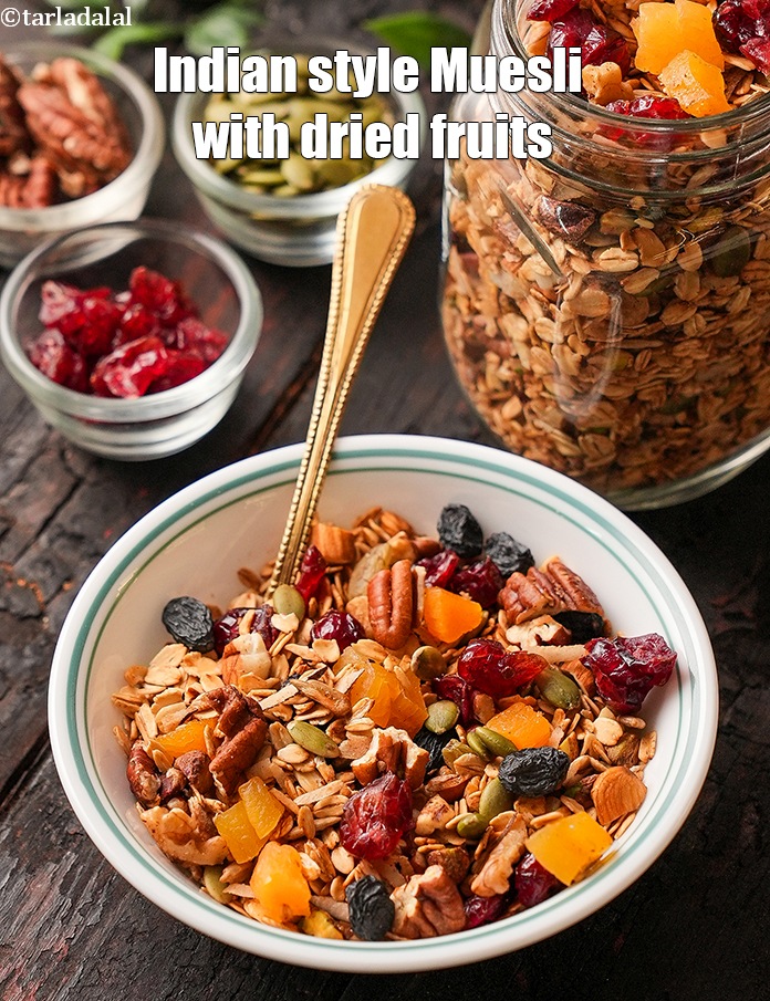 स्टेप 29 – <strong>सूखे मेवों के साथ भारतीय शैली की मूसली।</strong>