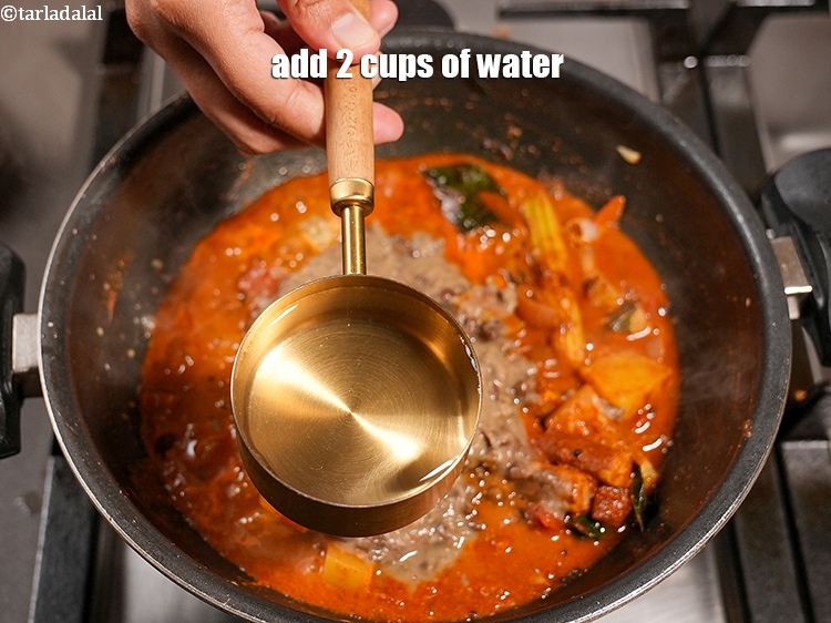 Step 27 – Add 2 cups of water.