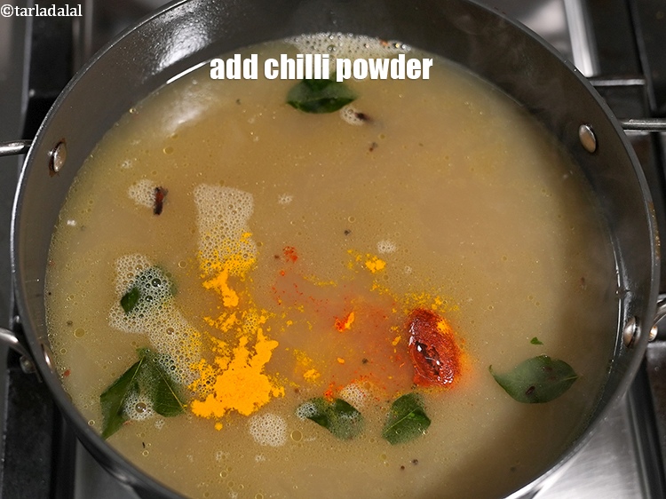 Step 28 – Add &frac12; tsp chilli powder.