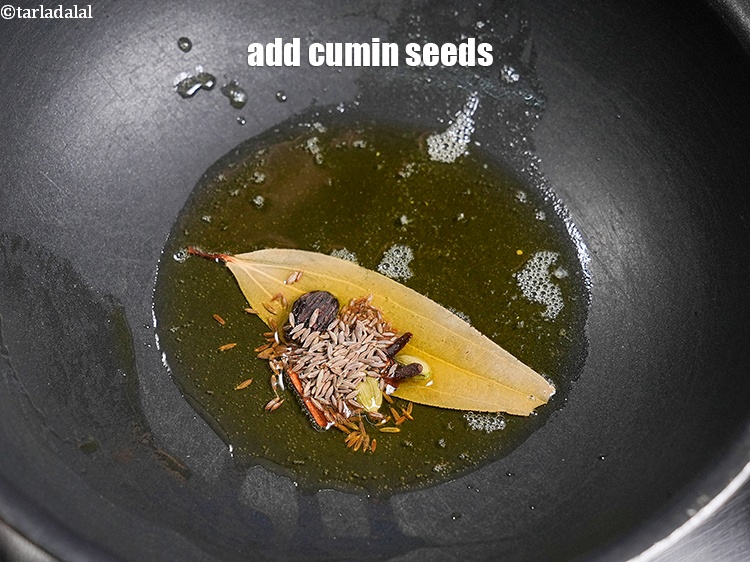 Step 27 – Add &frac12; tsp <a href="https://www.tarladalal.com/glossary-cumin-seeds-jeera-zeera-381i">cumin seeds (jeera)</a>.