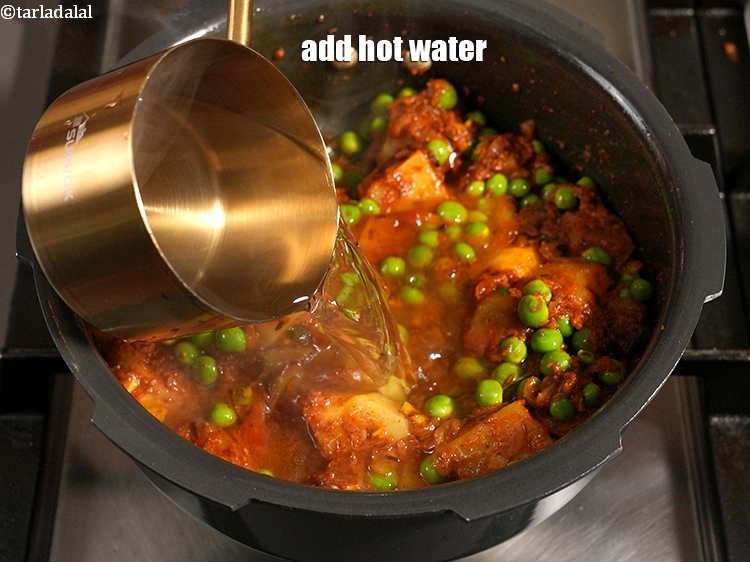 Step 27 – Add 1 cup of hot water.