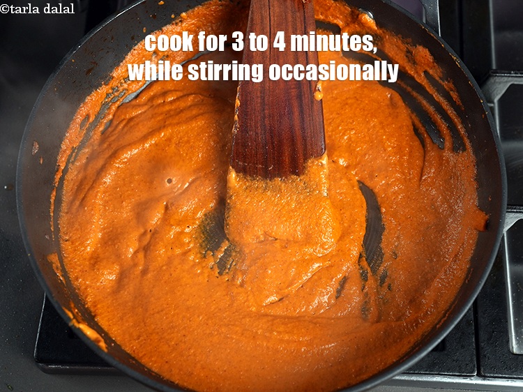 Step 28 – Cook on medium flame for 3 to 4 minutes, while stirring occasionally.