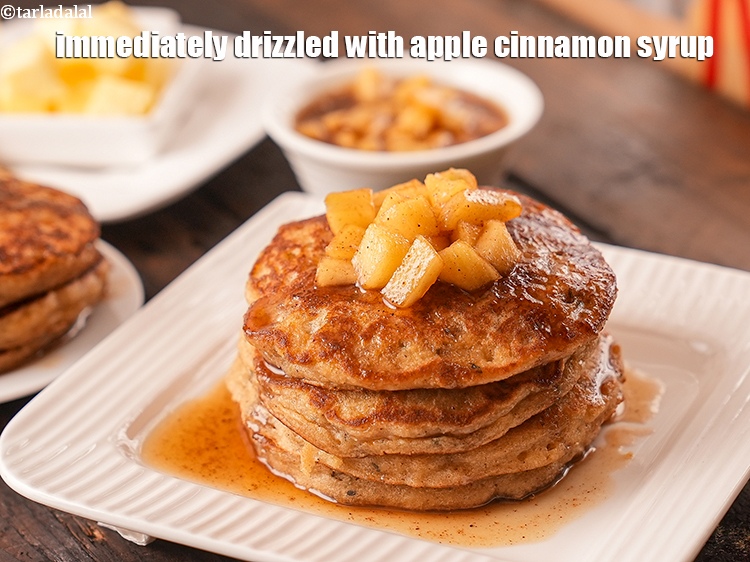 Step 28 – Immediately drizzled with apple cinnamon syrup.