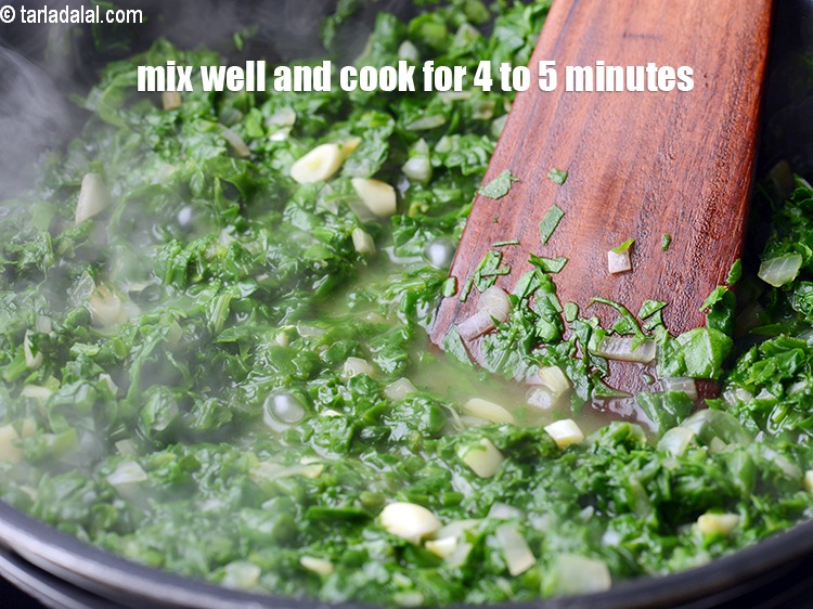 Step 28 – Mix well and cook on a medium flame for 4 to 5 minutes, while stirring …