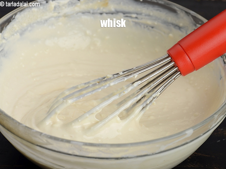 Step 28 – Whisk well until smooth.