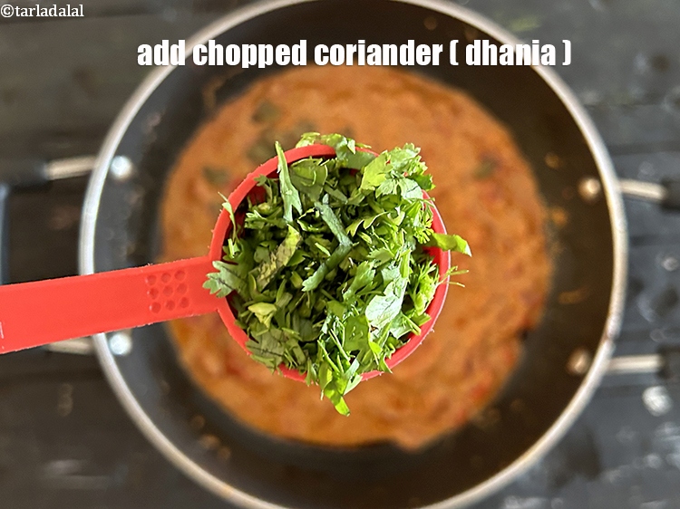 Step 35 – Add&nbsp;<meta charset="UTF-8" />2 tbsp&nbsp;finely&nbsp;<a href="glossary-chopped-coriander-783i">chopped coriander (dhania)</a>.