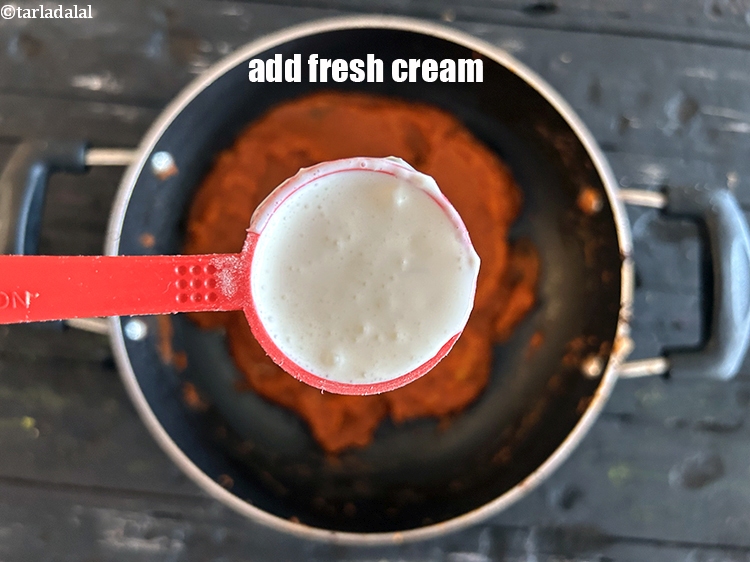 Step 40 – Add&nbsp;<meta charset="UTF-8" />6 tbsp&nbsp;<a href="glossary-fresh-cream-1877i">fresh cream</a>.