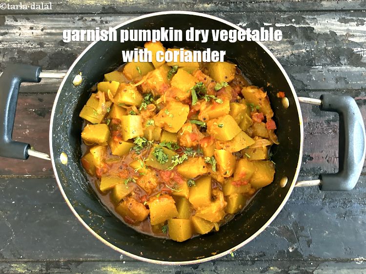 Step 28 – Garnish <meta charset="UTF-8" /><strong>pumpkin dry vegetable |&nbsp;healthy kaddu ki sabzi recipe&nbsp;|&nbsp;kaddu ki sookhi sabzi&nbsp;|&nbsp;bhoplya chi …