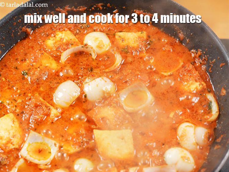 Step 27 – Mix well and cook on medium flame for 3 to 4 minutes.