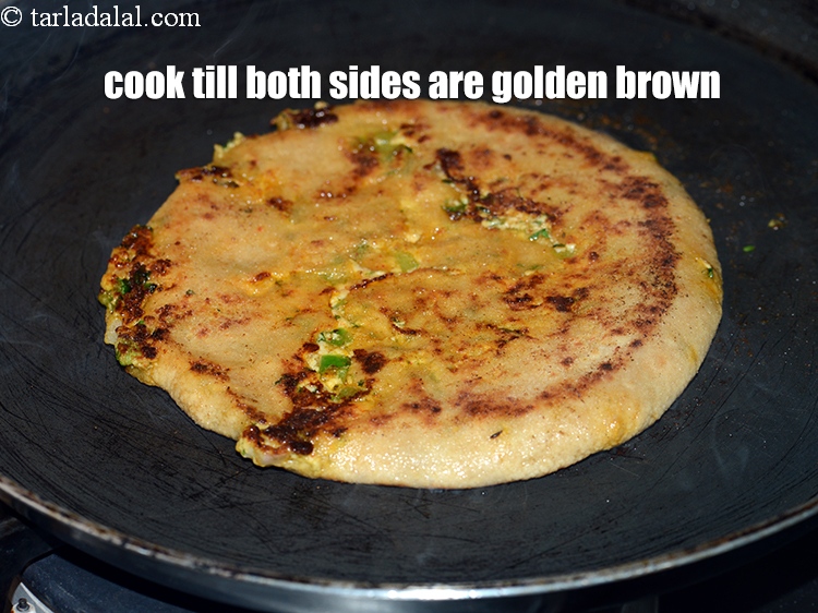 Step 28 – Cook till both sides are golden brown in colour.