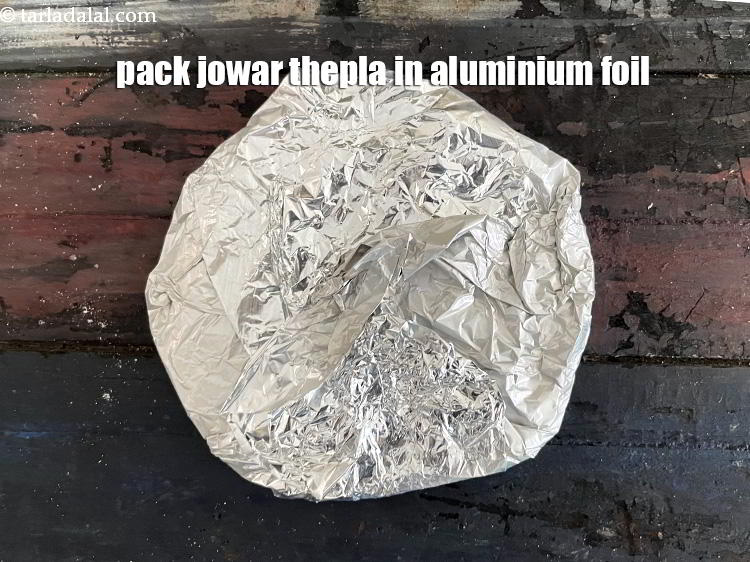 Step 27 – Then pack them in an aluminium foil.