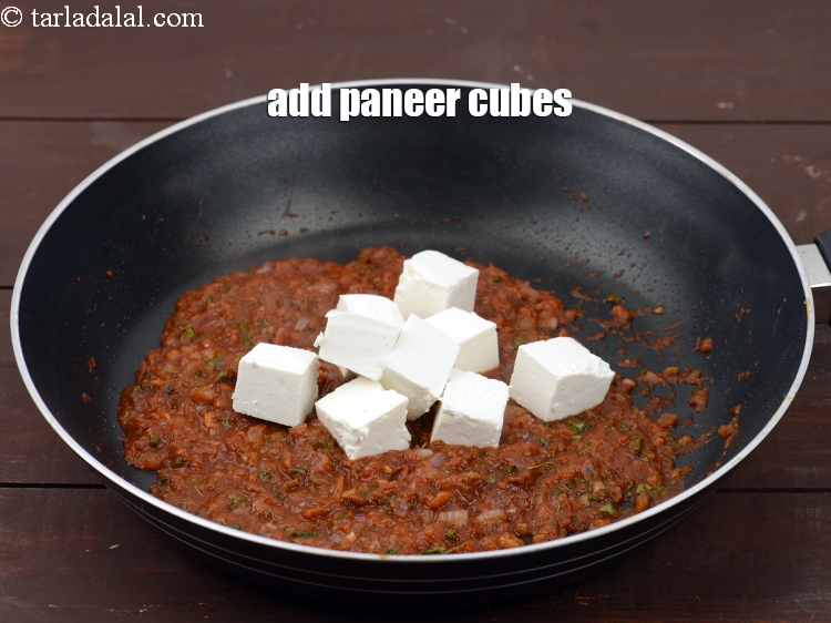 Step 29 – Add 1/2 cup <a href="https://www.tarladalal.com/glossary-paneer-cubes-cottage-cheese-cubes-1002i">paneer (cottagte cheese) cubes</a>.