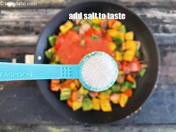 Step 27 – Add salt to taste. We added 1/2 tsp salt.