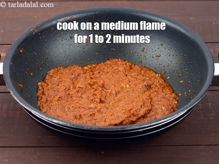 Step 28 – Cook on medium flame for 1 to 2 minutes while stirring occasionally.