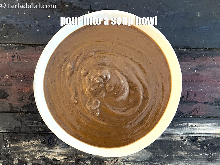 Step 27 – Pour into a soup bowl.