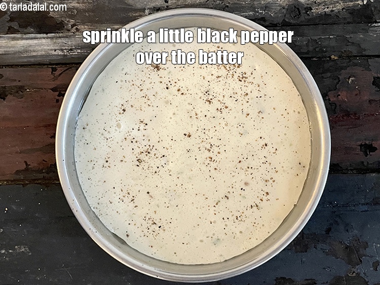 Step 27 – <meta charset="UTF-8" /> Sprinkle a little black pepper evenly over it.