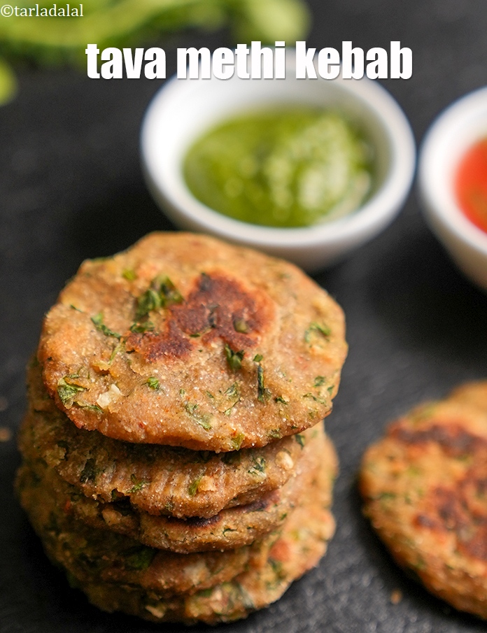 स्टेप 26 – <strong>मेथी ना ढेबरा रेसिपी&nbsp;|&nbsp;तवा मेथी कबाब&nbsp;|&nbsp;स्वस्थ मेथी गुजराती पैटिस&nbsp;|&nbsp;मेथी ना …