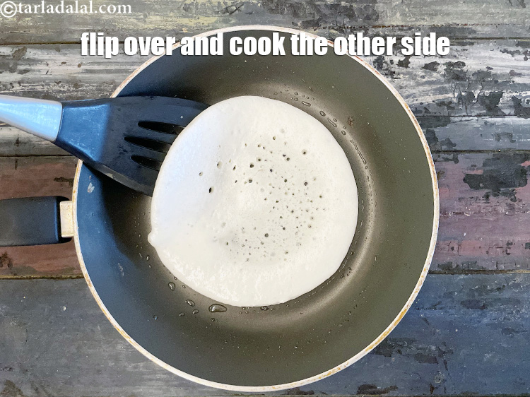 Step 34 – Flip over, again cover and cook on the other side for 30 seconds.&nbsp;Repeat steps 9 …