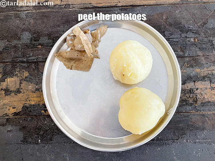 Step 39 – Peel the potatoes.