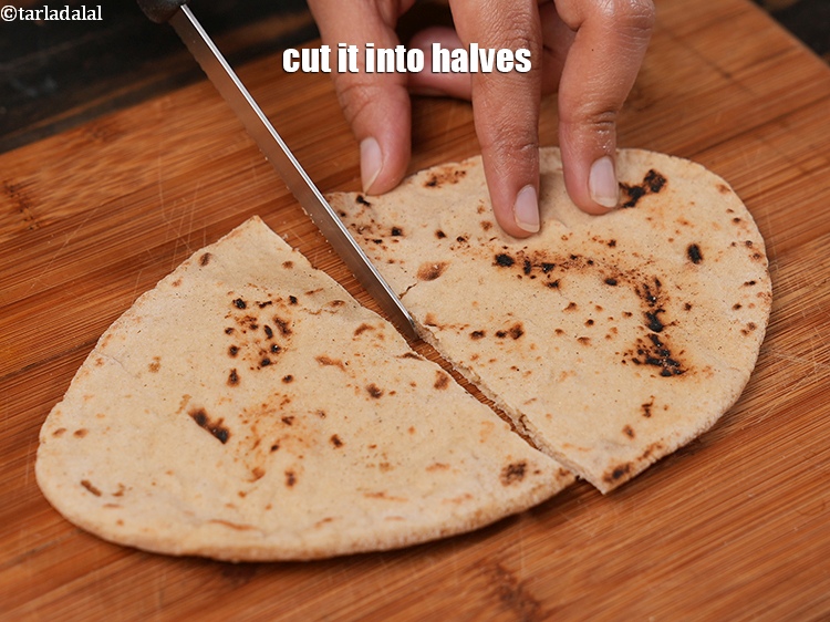 Step 30 – Cut it into halves.