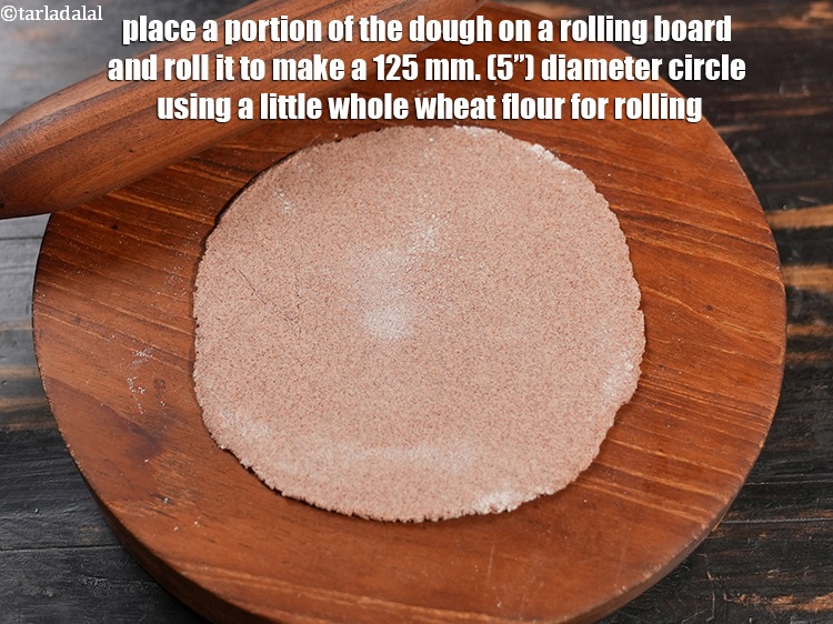Step 27 – <meta charset="UTF-8" /> Place a portion of the dough on a rolling board and roll …