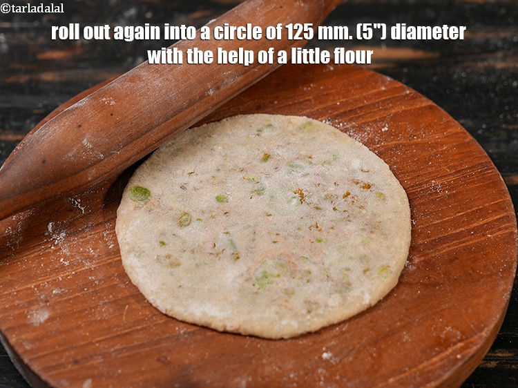 Step 29 – Roll out again into a circle of 125 mm. (5") diameter with the help of …