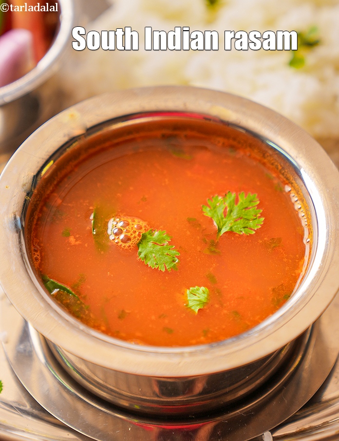 Step 30 – <meta charset="UTF-8" /> Serve the&nbsp;rasam&nbsp;hot.