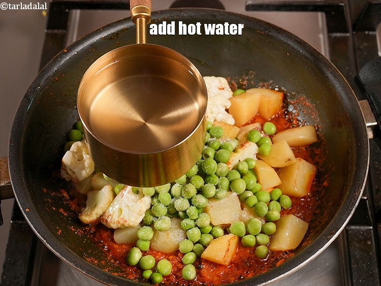Step 28 – Add 1 cup of hot water.<br /> &nbsp;