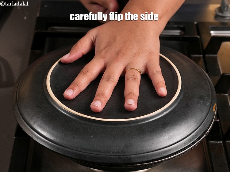 Step 27 – Carefully flip the side.