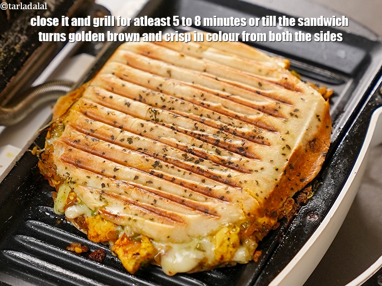 Step 28 – Close it and grill for atleast 5 to 8 minutes or till the sandwich turns …
