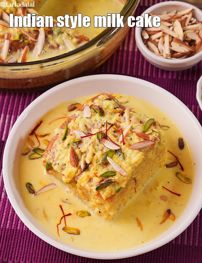 Step 28 – Serve <strong>eggless malai cake recipe | Indian style milk cake | milk tres leches cake …