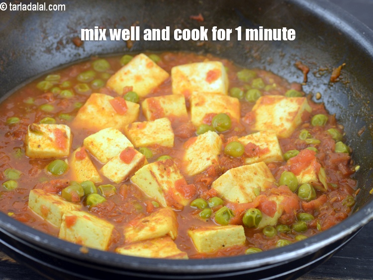 Step 28 – Mix well and cook on a medium flame for 1 minute, while stirring occasionally.