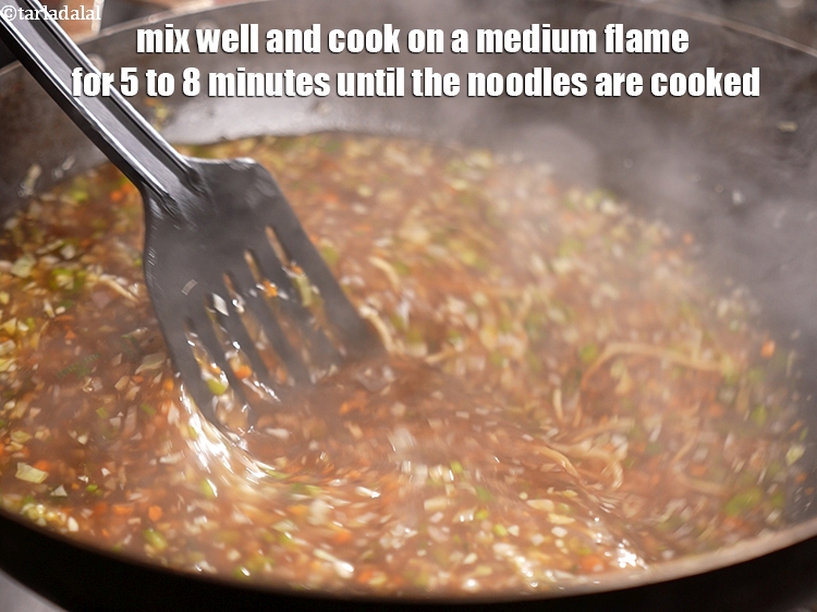 Step 28 – Mix well and cook on a medium flame for 5 to 8 minutes until the …