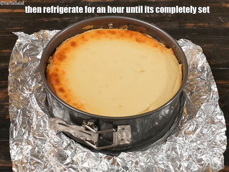 स्टेप 28 – फिर इसे एक घंटे के लिए फ्रिज में रखें जब …