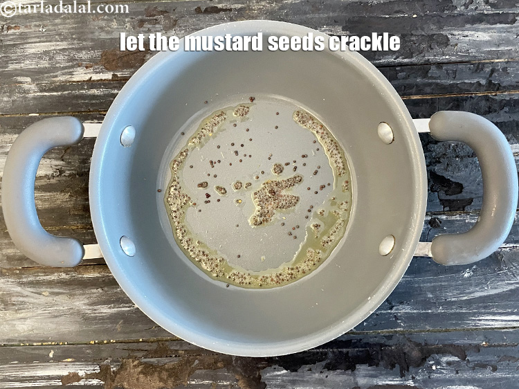 Step 36 – Let the seeds crackle.