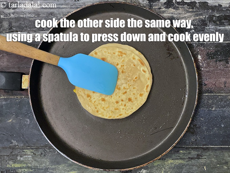 Step 36 – <meta charset="UTF-8" />Cook the other side the same way and use a spatula to press …