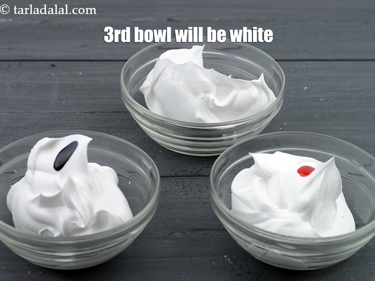 Step 28 – 3rd bowl will be white, if you wish you can add any other colour of …