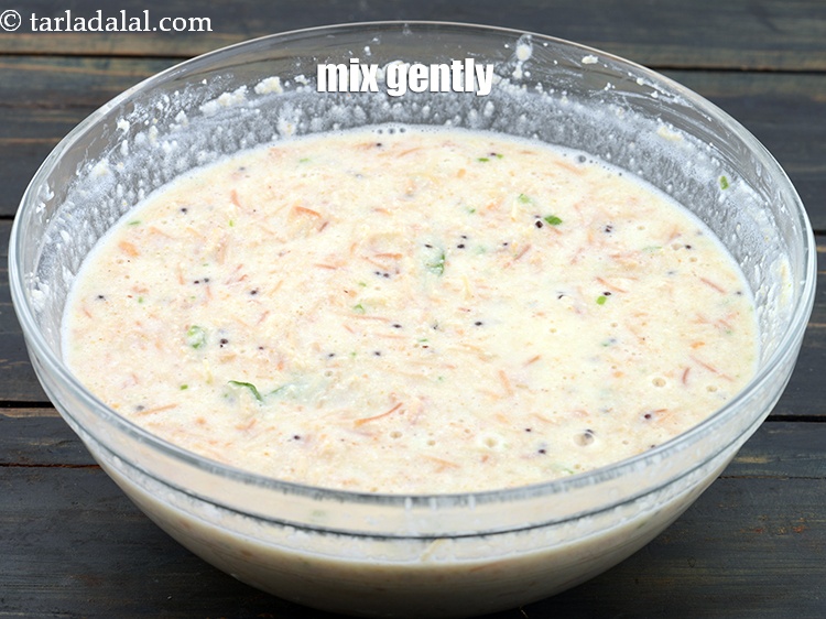 स्टेप 28 – जब बुलबुले बन जाएं तो धीरे से मिलाएं।