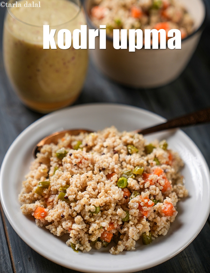 Step 34 – <p>Serve <strong>varagu upma | kodri upma | foxtail millet healthy vegetable snack |&nbsp;</strong>&nbsp;hot.</p>