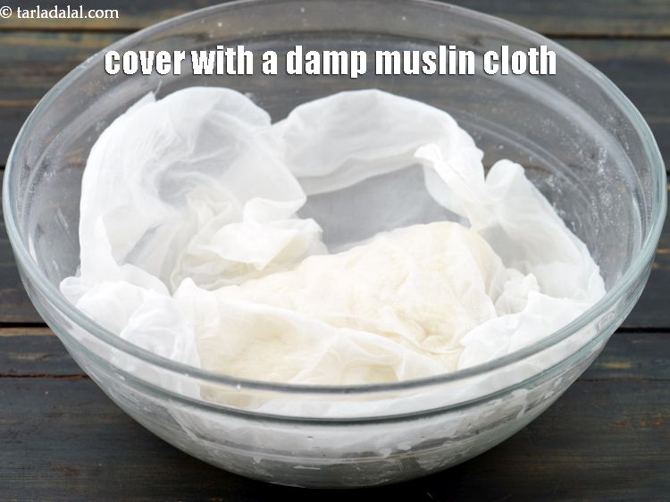 Step 30 – Cover with a damp muslin cloth and keep aside.