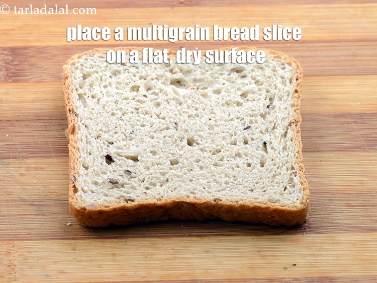 Step 28 – To make&nbsp;<strong>herb cheese and roasted capsicum sandwich recipe | roasted pepper and paneer sandwich | …