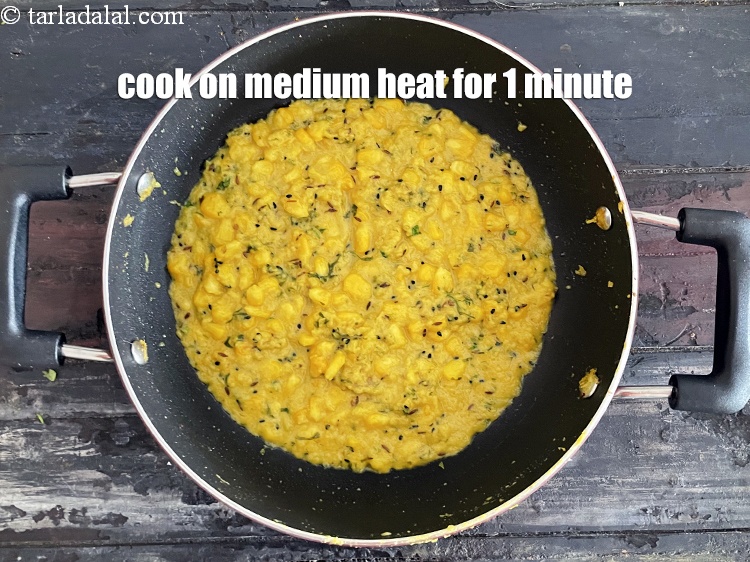 Step 36 – Cook on a medium flame for another minute.