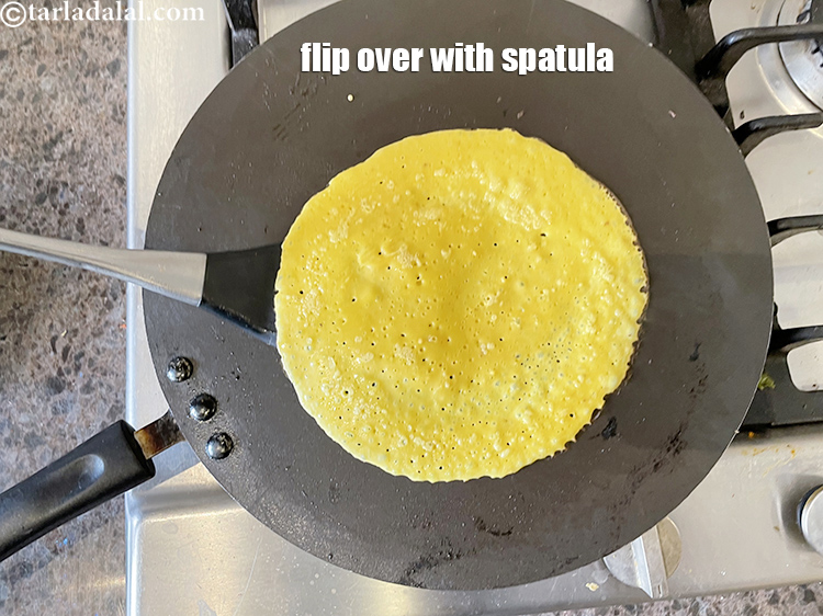Step 45 – Flip over with a spatula.