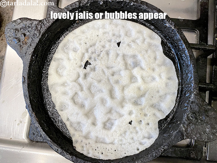 Step 35 – See that the ghavan has a lovely jali or holes.&nbsp;